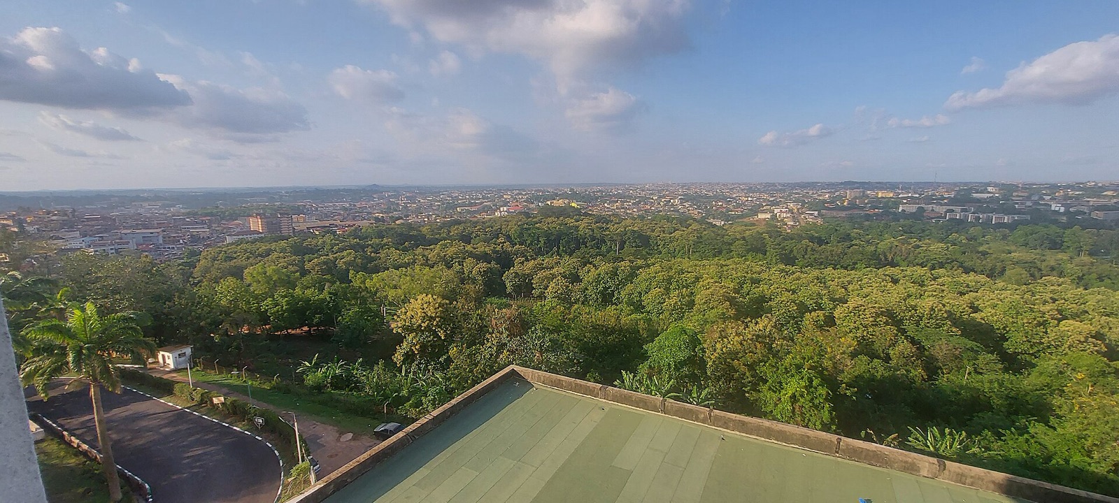 Aerial view of rooftops across Ibadan, the Oyo State capital